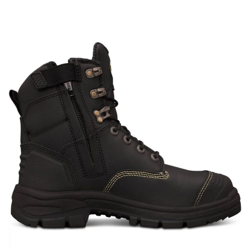 Oliver 55-345 150mm Black Zip Sided Boot left view