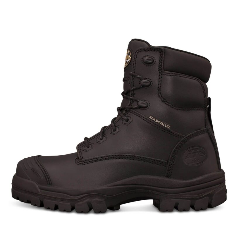 Oliver 45-645Z 150mm Black Zip Sided Boot - right view