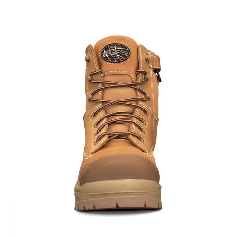 Oliver 45-632z 150mm Wheat Zip Sided Boot - front view
